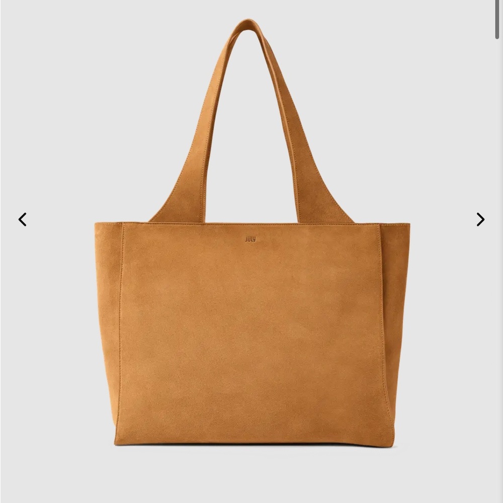 July Juliette Suede Work Tote NWOT